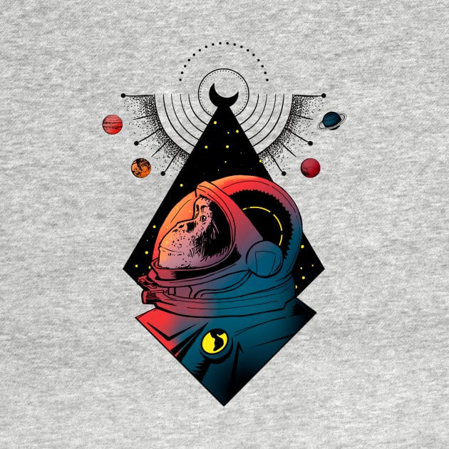 Chimp in Space by primate